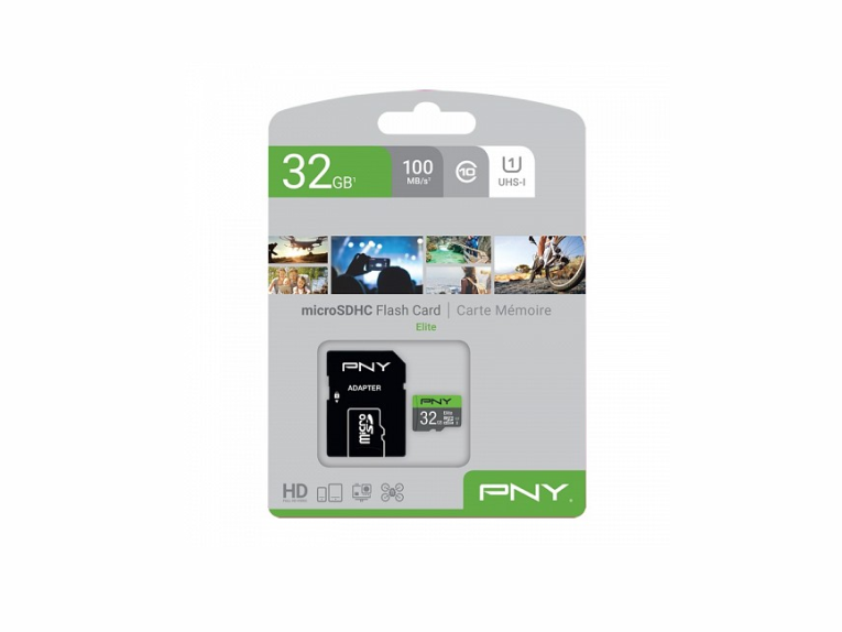 کارت حافظه میکرو اس دی MICRO SDHC UHS-I V10 R100 Elite PNY 32G