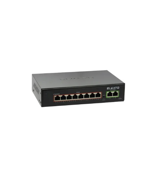 سوئیچ 8 پورت الکاتو مدل elkato poe 8p 10/100/1000mb